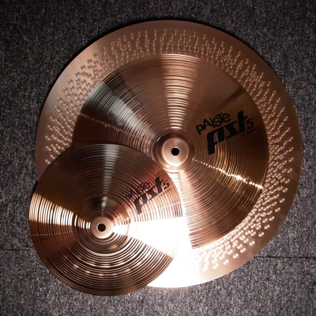 Paiste PST5 China and Splash Cymbals