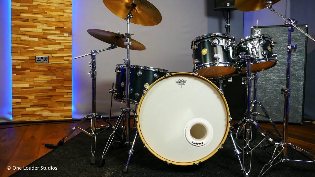 DW Collectors 4pc Drum Kit (Dark Blue)