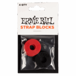 Strap Blocks 4PK Black/Red