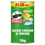 Sour Cream & Onion Crisps 70g