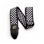 Jacquard Strap - Black and White Checkered